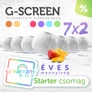 Kép 1/2 - G-Screen szivárvány BOX kezdő csomag - 14db G-Screen piszoár rács, 7 külön illat, 2db/illat, 1 éves mennyiség