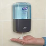 Kép 13/14 - PURELL ES6 automata kézmosó habszappan adagoló patron nélkül, ES6 szappan rendszer, 1200ml, fekete