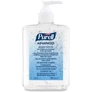 Kép 1/2 - PURELL Advanced kézfertőtlenítő gél, széles hatásspektrum - virucid, fungicid, baktericid, mikobaktericid, OTH engedély, pumpás, 500 ml