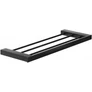 Kép 1/2 - Pompei rácsos törölközőtartó polc, AISI304 r.m. acél, matt fekete