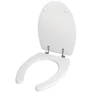 Kép 1/2 - Ergonómikus, elől kivágott WC-ülőke fedővel GCV21, GCV31, GCV56 akadálymentes WC-hez