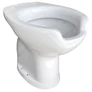 Kép 1/2 - Álló, alsó kifolyású, elől kivágott, speciális egészségügyi WC-csésze, kerámia, fehér