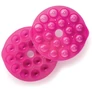 Kép 1/6 - Lékué Cake Pops Mould szilikon nyalókasüti készítő forma, 18db-hoz, lyukacsos forma a felesleges gőz elvezetéséhez, tapadásmentes, rózsaszín - 881008