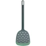 Kép 1/5 - Lékué Non-Scratch Slotted Turner karcmentes lyukacsos spatula, akasztóval, hőálló, műanyag, zöld - 883507