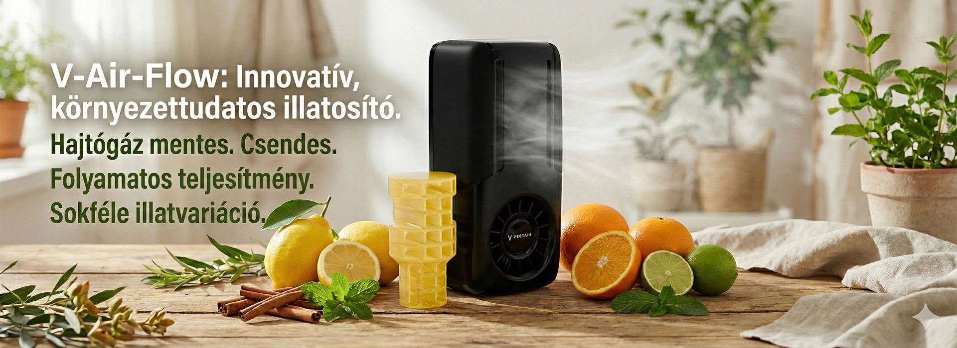 V-AirFlow: Innovatív, környzetestudatos illatosító