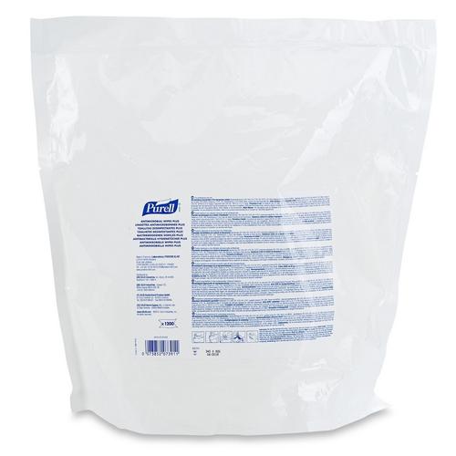 PURELL antimikrobiális törlőkendő PLUS, 1200 db-os