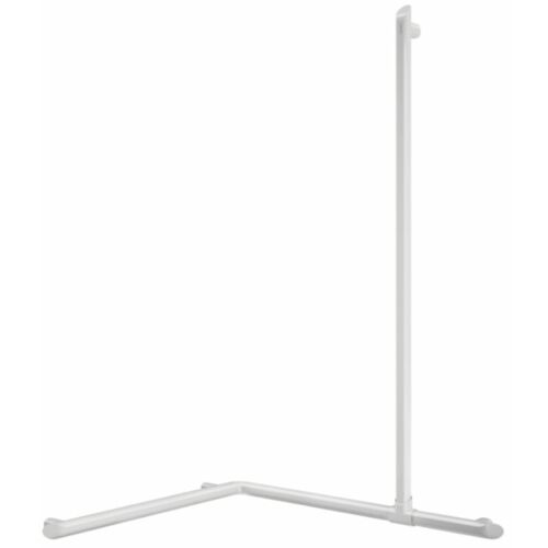 DELABIE Be-Line exkluzív sarokkapaszkodó zuhanyzóba felszálló ággal, fehér, 695x695x1130mm