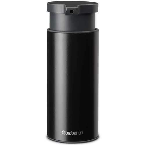 Brabantia Profile pumpás szappanadagoló, 180ml könnyen utántölthető, szabadon álló, csöpögésmentes pumpa, csúszásmentes talp, H=165mm, r.m. acél, matt fekete - 128448