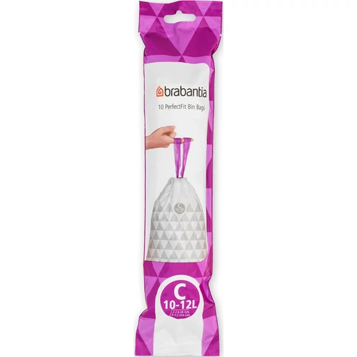 Brabantia PerfectFit szemeteszsák, C méret, 10-12L, 10 zsák/tekercs - 137907