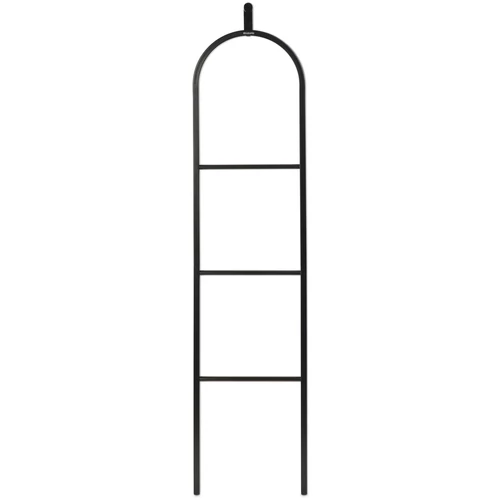 Brabantia Linn Dressboy szobainas, 380x1680mm, helytakarékos, akasztós vállfatartóval, lekerekített, 3 szintes, talp nélküli, acél, fekete - 229886