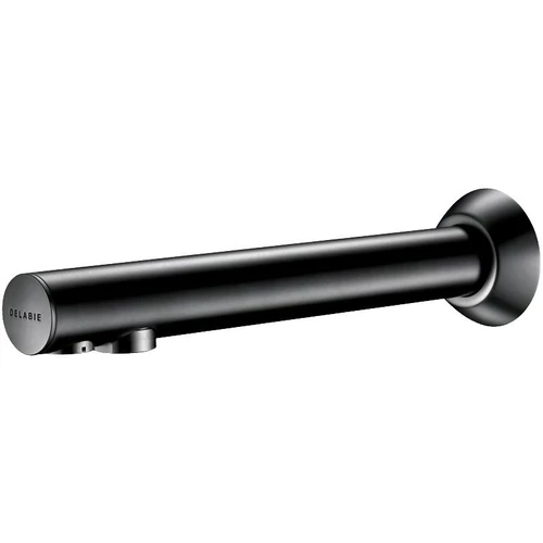 DELABIE BINOPTIC fali infracsap kevert vízre falon belüli vízcsatlakozással, 200mm kifolyási benyúlás, hálózati, matt fekete