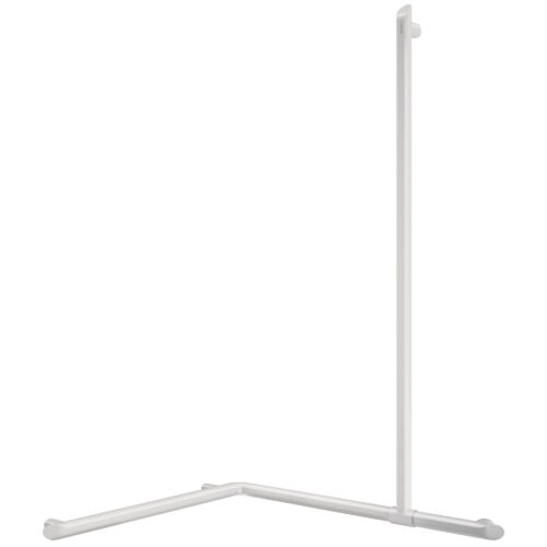 DELABIE Be-Line exkluzív sarokkapaszkodó zuhanyzóba felszálló ággal, fehér, 695x695x1130mm