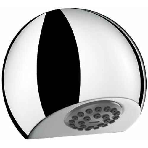 DELABIE ROUND vandálbiztos fix zuhanyfej vízkőtaszító esőztető DP zuhanykifolyó betéttel falon belüli csövezéshez, 6l/p