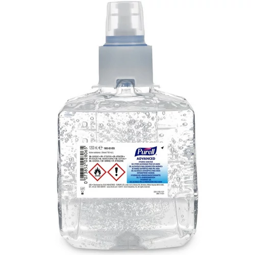 PURELL Advanced kézfertőtlenítő gél utántöltő patron, LTX rendszer, LTX-12, 1200 ml