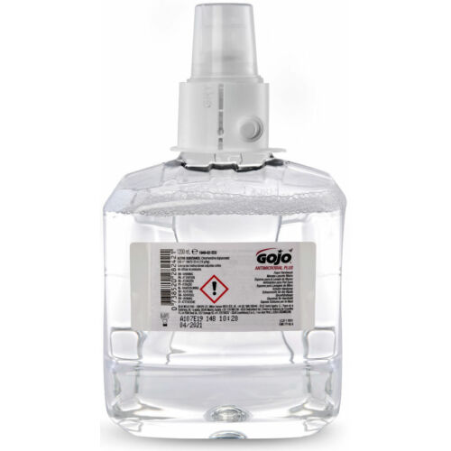 GOJO Antimikrobiális Plus fertőtlenítő kézmosó habszappan patron, LTX, 1200 ml