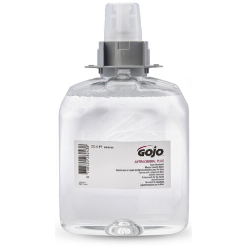 GOJO Antimikrobiális Plus fertőtlenítő kézmosó habszappan patron, FMX, 1250 ml
