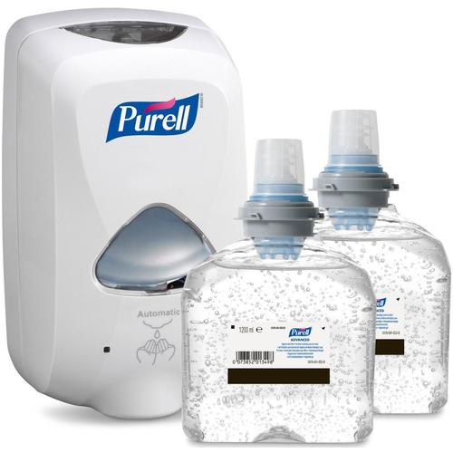 PURELL TFX Starter kezdőcsomag H1 - 1 db fehér adagoló + 2 db kézfertőtlenítő gél patron