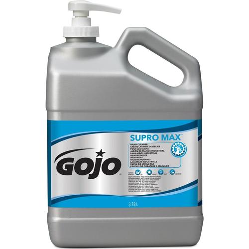 GOJO Supro Max habköves ipari kéztisztító rendkívül szennyezett kezekre, 3780ml pumpás kanna, kéztisztító hatás 5/5