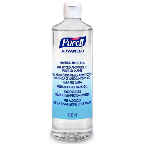 PURELL Advanced kézfertőtlenítő gél - virucid, fungicid, baktericid, mikobaktericid, OTH engedély, kupakos flakon, 500 ml