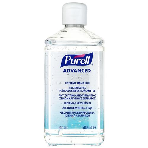 PURELL Advanced kézfertőtlenítő gél EU-konform flakonban 500 ml