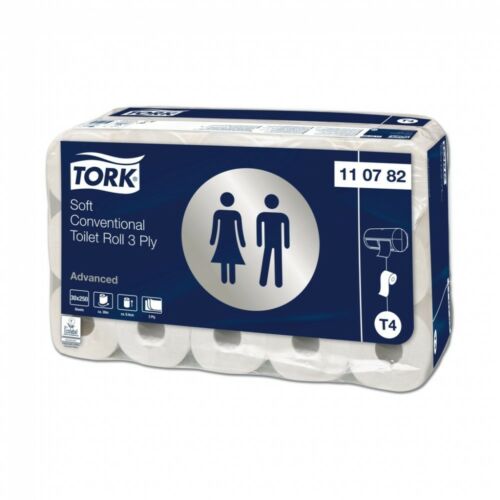 TORK Soft kistekercses WC papír, 3 rétegű, 250 lap/tekercs, T4, 30 tekercs/csomag