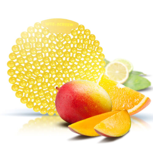 Wee-Screen Citrus - citrus-mangó illatú piszoár rács, 30 napos