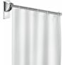 Kép 3/3 - DELABIE felhajtható zuhanyfüggöny tartó betegfürdető kád vagy akadálymentes zuhanyzó elé, r.m. acél, nem porózus UltraPolish fényes, 900 mm