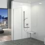 Kép 2/6 - Igényes szállodai fürdőszobákba ideális választás a Be-Line zuhanyülőke.