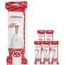 Kép 1/4 - Brabantia PerfectFit szemeteszsák, J méret, 20-25L, Multipack 120 zsák, 6 tekercs, 20 zsák/tekercs - 138362
