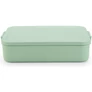 Kép 1/8 - Brabantia Make & Take Lunch Box nagy méretű ételhordozó doboz, 2000 ml, szivárgás- és légmentes záródás, bepattintós (clip-on) zárómechanizmus,  BPA mentes műanyag, jáde zöld - 203145