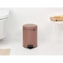 Kép 7/18 - Legyen fürdőszobája éke a Satin Taupe NewIcon szemetes.