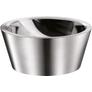 Kép 1/2 - DELABIE ALGUI pultra ültetett r.m. acél kézmosó kagyló, dual finish - polírozott medence, selyem test, kerek forma, D=375mm, H=165mm