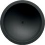 Kép 1/3 - DELABIE HEMI pultba süllyesztett félgömb mosdókagyló, D=450/385mm, r.m. acél, matt fekete Teflon
