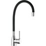 Kép 1/2 - DELABIE Slimline álló mosogató csaptelep flexibilis tömlővel, függőleges keverőkarral, H=max. 535mm, 9L/p