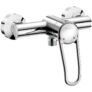 Kép 1/4 - DELABIE SECURITHERM fali karos zuhanycsap EP nyomáskiegyenlítő forrázásgátlóval, lyukas kar, STOP/CHECK tárcsák