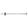 Kép 1/2 - DELABIE fix egyenes zuhanyfüggöny tartórúd, 1mm vastag, fényes r.m. acél cső, D=20mm, 2000mm, méretre vágható