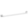 Kép 1/3 - DELABIE NylonClean egyenes kapaszkodó fehér nylon bevonatú acél cső D=32mm, 900mm
