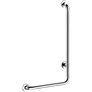 Kép 1/4 - DELABIE fordított L-alakú kapaszkodó ArN biztonsági hegesztésű UltraPolish fényes r.m. acél cső D=32mm, 750x450mm