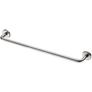 Kép 1/2 - DELABIE törölközőtartó rúd, 600 mm egyenes, 1 állású, r.m. acél, d=20 mm, selyem