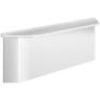 Kép 1/5 - Piperepolc DELABIE Be-Line felhajtható zuhanyülőke fali konzoljának eltakarásához, 275x55mm, fehér