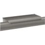 Kép 1/3 - DELABIE Be-Line és NylonClean kapaszkodókra rögzíthető dizájner piperepolc 2db akasztóval, 165x70mm, antracit