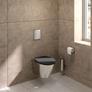 Kép 3/4 - DELABIE TEMPOFIX 3 WC szerelőkeret direkt öblítésű nyomógombos szeleppel, blokkolásgátlós, 3L/6L selyem nyomólap, BOX, fali