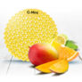 Kép 1/6 - G-Mini Citrus - citrus-mangó piszoár illatosító betét, kompakt méret, 45 napos fokozott illatanyag-tartalom