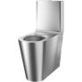 Kép 1/2 - DELABIE vandálbiztos mozgássérült monoblokkos WC öblítőtartállyal, 700mm, álló, 1,5mm r.m. acél, selyem, DEL110790