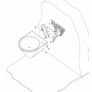Kép 4/4 - A konzol felszerelése után a mosdókagyló testét oldalról 2-2 torx csavarral kell rögzíteni konzol visszahajló füleire.