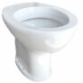 Kép 1/2 - Álló, alsó kifolyású, magasított, kivágás nélküli, akadálymentes WC-csésze