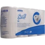 Kép 1/2 - Kimberly-Clark Scott kistekercses WC papír, fehér, 2 réteg, 350 lap, 8 tekercs/csomag, 8 csomag/zsugor