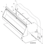 Kép 3/4 - Vandálbiztos piszoár vályú, fali rögzítésű, 4 személyes, r.m. acél, selyem, 1,2 mm falvastagság, 2400 mm